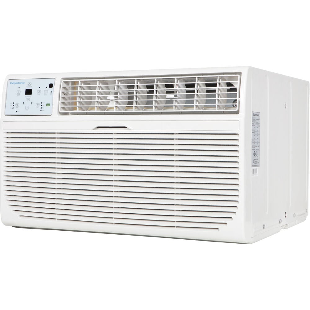 Keystone 10000-BTU 450-sq ft 115-Volt White Through-the-wall Air Conditioner with Remote KSTAT10-2D