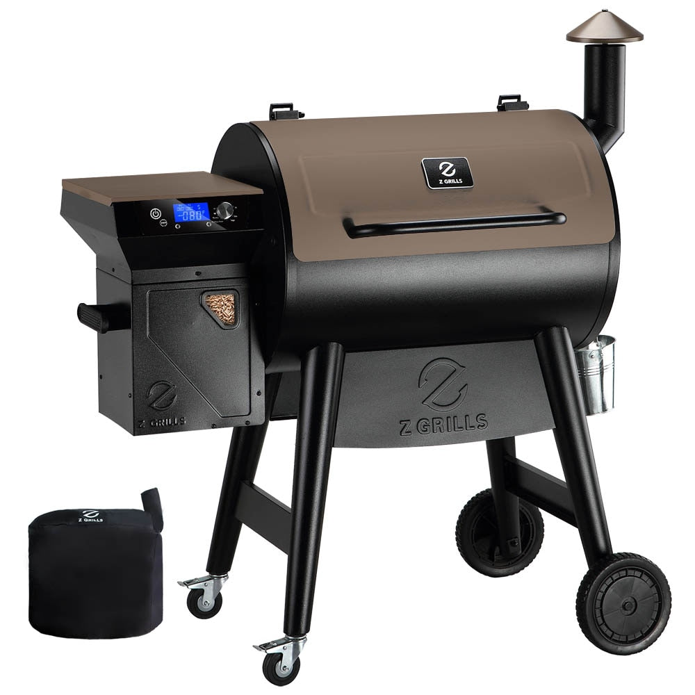 Z GRILLS ZPG-7002C3E 697-Sq in Brown Pellet Grill ZPG-7002C3E