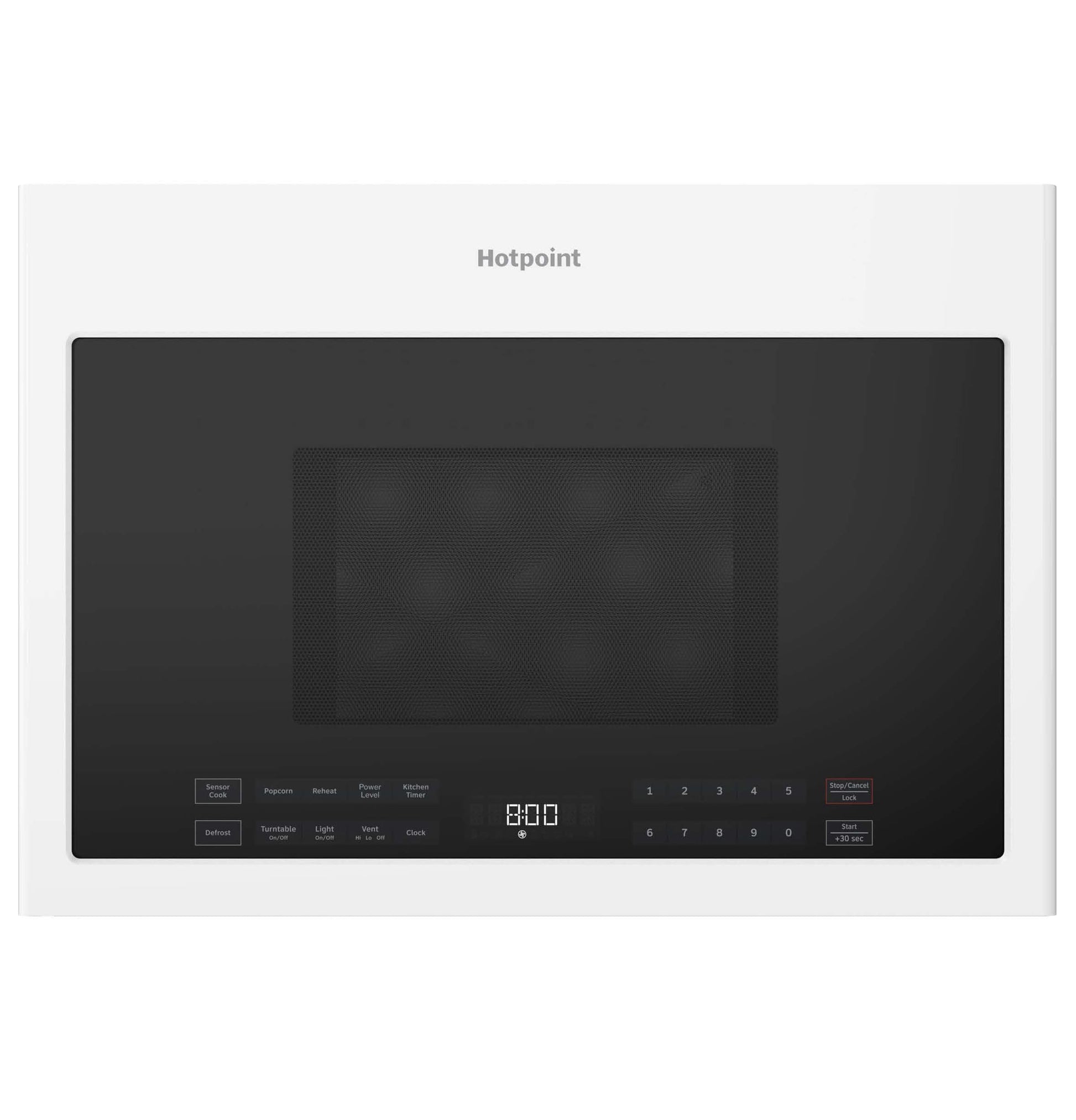 Hotpoint 1.4-cu ft Over-the-Range Microwave with Sensor Cooking ( White )
