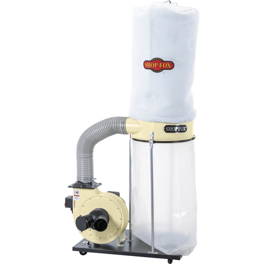 Shop Fox W 40-Gallon Dry Dust Collector with Polyester Filter W1666