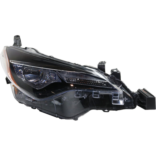 Garage-Pro Headlight Compatible with Toyota Corolla 2017-2019 Passenger Side Assembly Bi-led with LED Drl Ce/l/le/le Eco Models- Capa