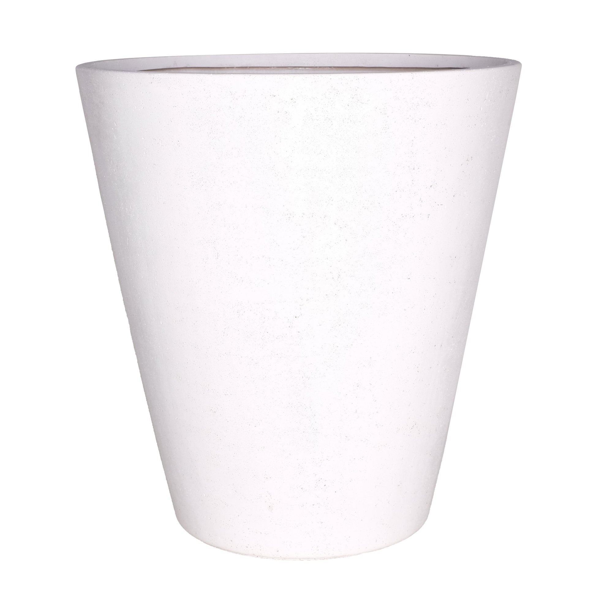 MPG Planters Round 25-in W x 25-in L Yellow Stone Outdoor Planter