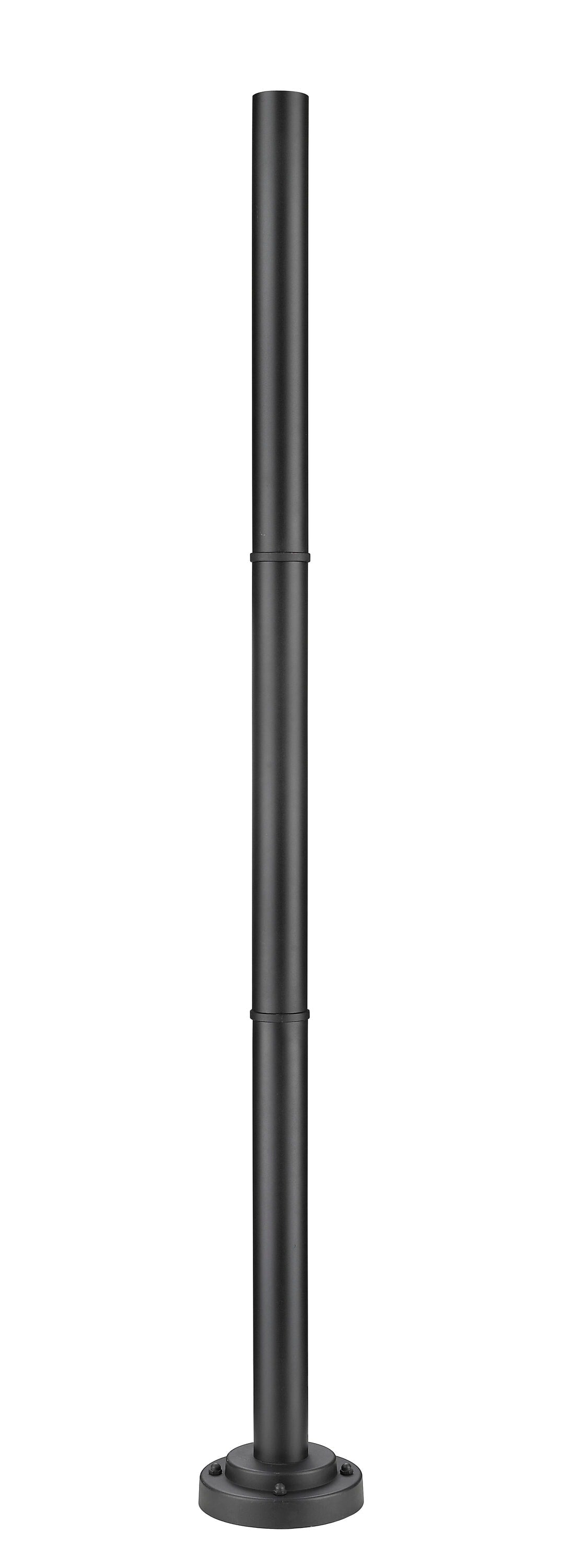 Z-Lite Outdoor Post 75.6-in Black Modern/contemporary Outdoor Post base