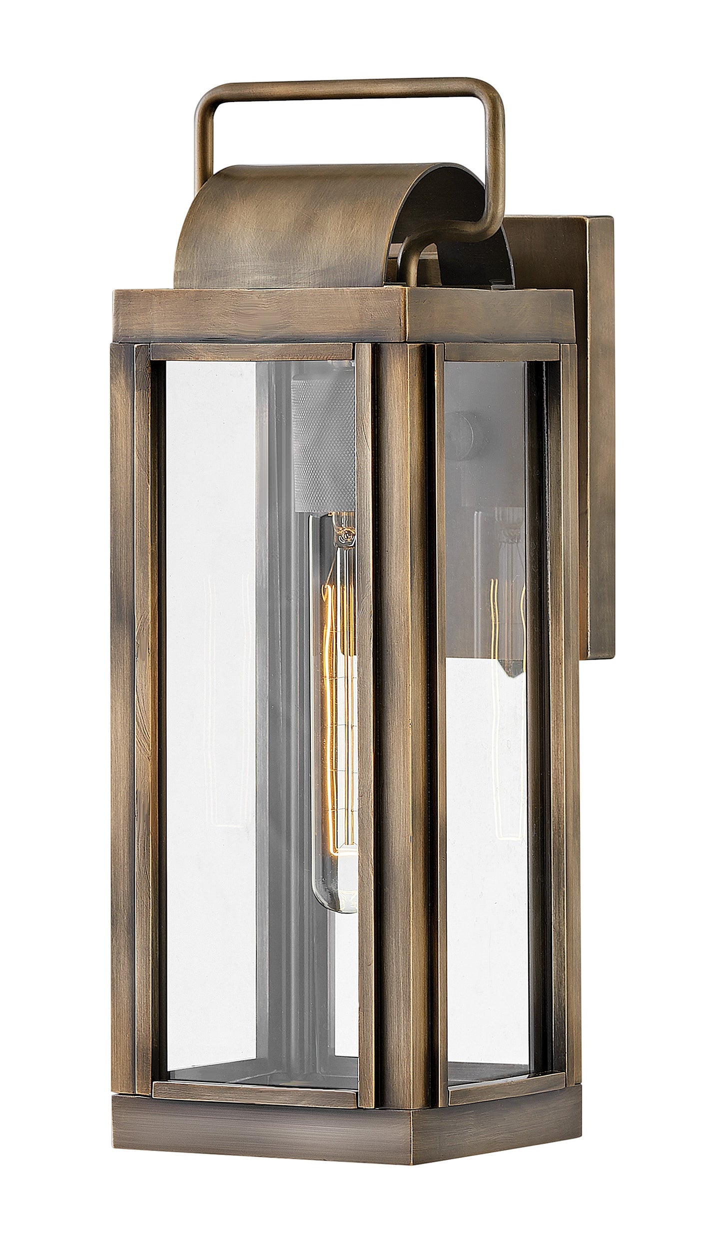 Hinkley Sag Harbor 1 -Light 16.25-in H Brushed Bronze Hardwired Outdoor Wall Light 6588941