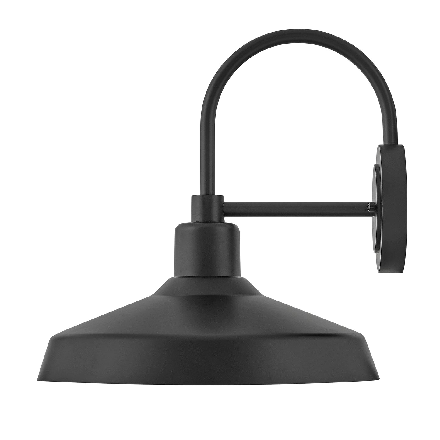Hinkley Forge 1 -Light 16.5-in H Satin Black Hardwired Dark Sky Outdoor Wall Light 6589019