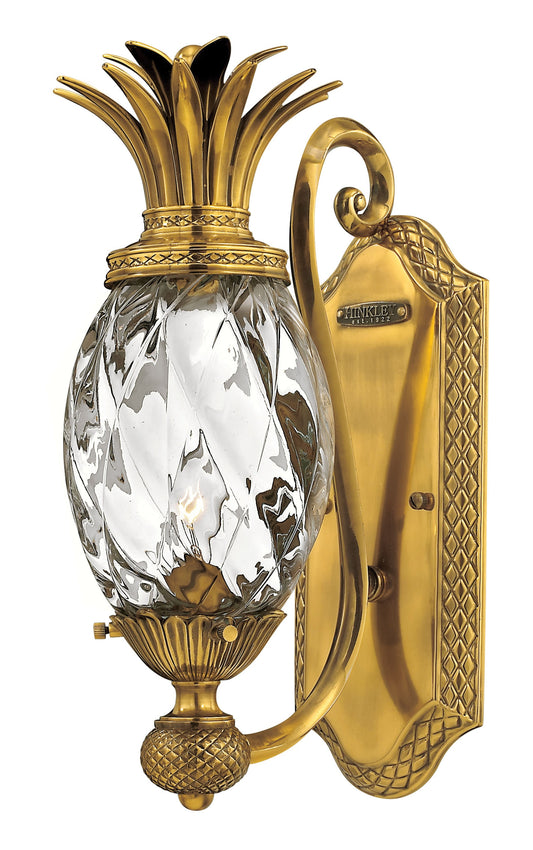 Hinkley Plantation 6-in W 1 -Light Polished Brass Wall Sconce 6588856