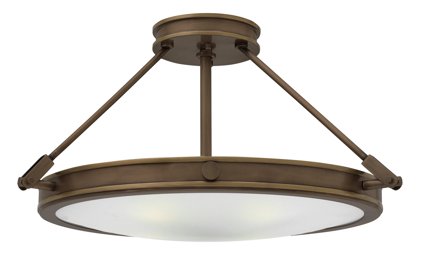 Hinkley Collier 4 -Light 22-in Oil rubbed Bronze Semi Flush Mount Light 6588913