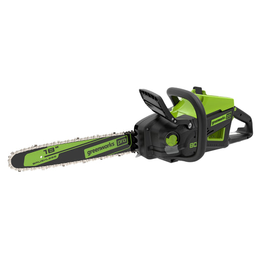 Greenworks Pro 80-volt max 18-in Battery Chainsaw Battery Not Included Charger Not Included