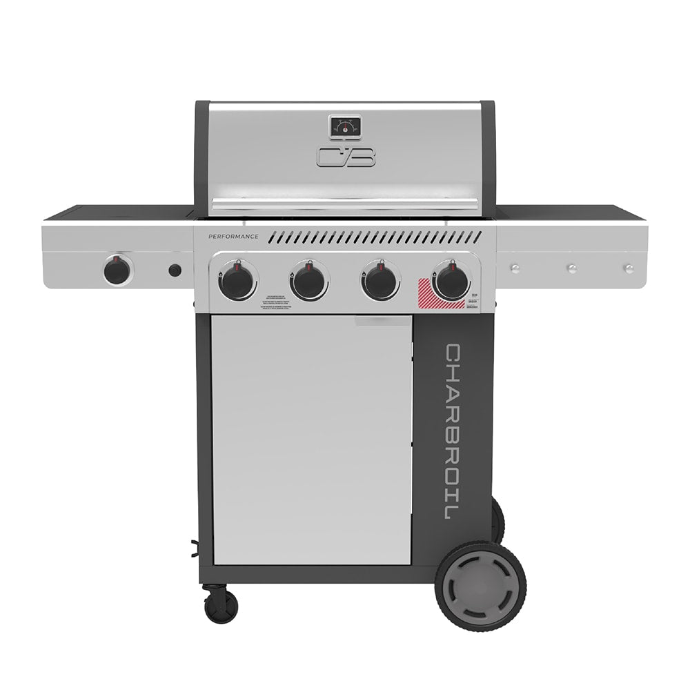 Charbroil Performance Series Gray 4 -Burner Liquid Propane Gas Grill 1 -Side Burner