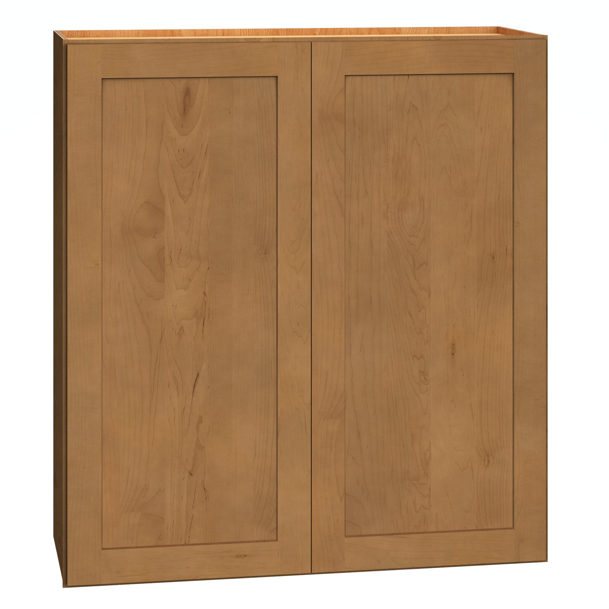 Diamond Express Jamestown 33-in W x 36-in H x 12-in D Sahara Brown Wall Fully assembled Plywood Cabinet Recessed Panel