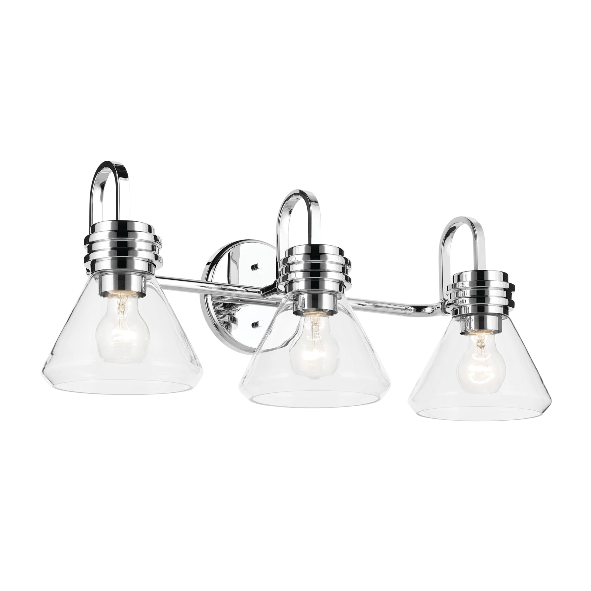 Kichler Farum 26-in 3 -Light Chrome Modern/contemporary Vanity light 6814549