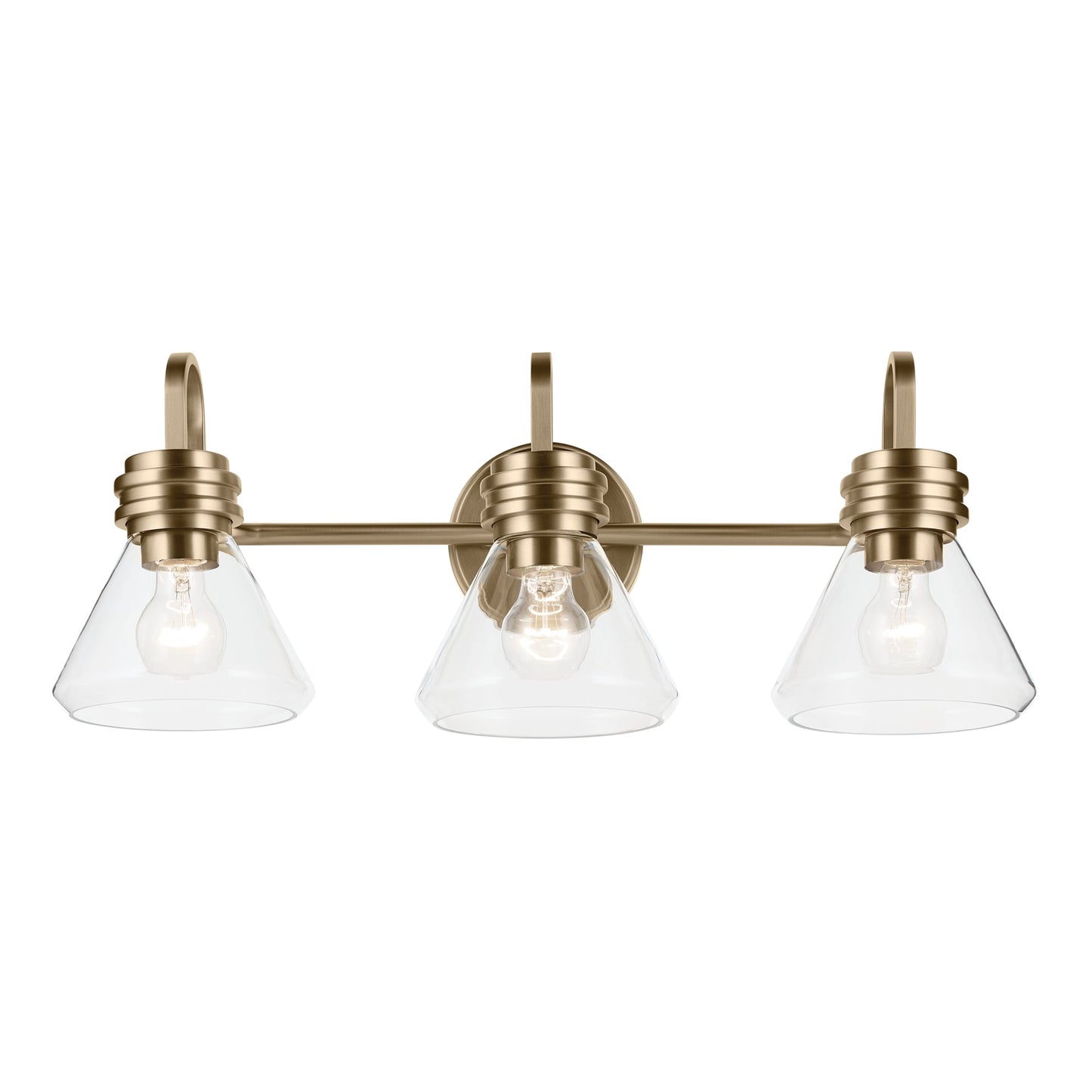 Kichler Farum 26-in 3 -Light Bronze Modern/contemporary Vanity light 6814548