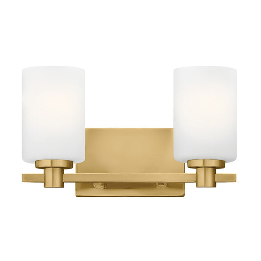Hinkley Karlie 13.25-in 2 -Light Antique Brass Transitional Vanity light 6808063
