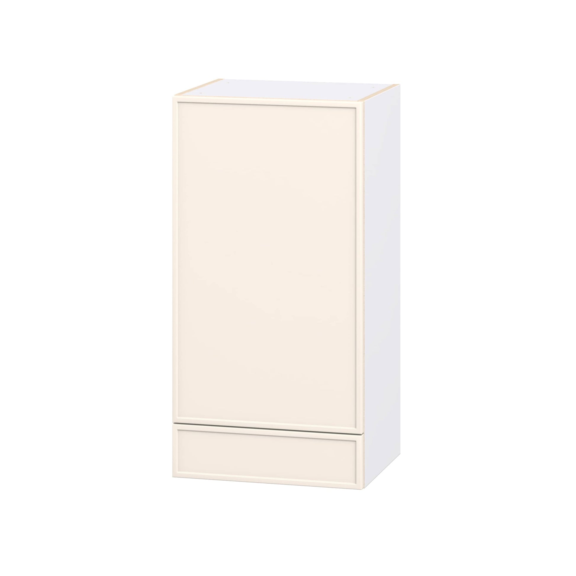 Hugo&Borg Chapel Hill 18-in W x 35-in H x 14.91-in D Washed Linen Wall Fully assembled Cabinet (Flat Panel Shaker)