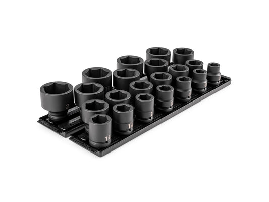 TEKTON 21 -Piece Standard (SAE) 3/4-in Drive Set 6-point Impact Socket Set