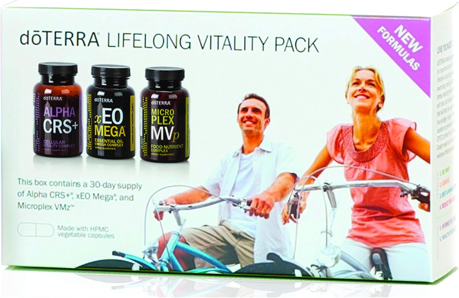 doTERRA Lifelong Vitality Pack - Alpha CRS+, xEO Mega and Microplex VMz (
