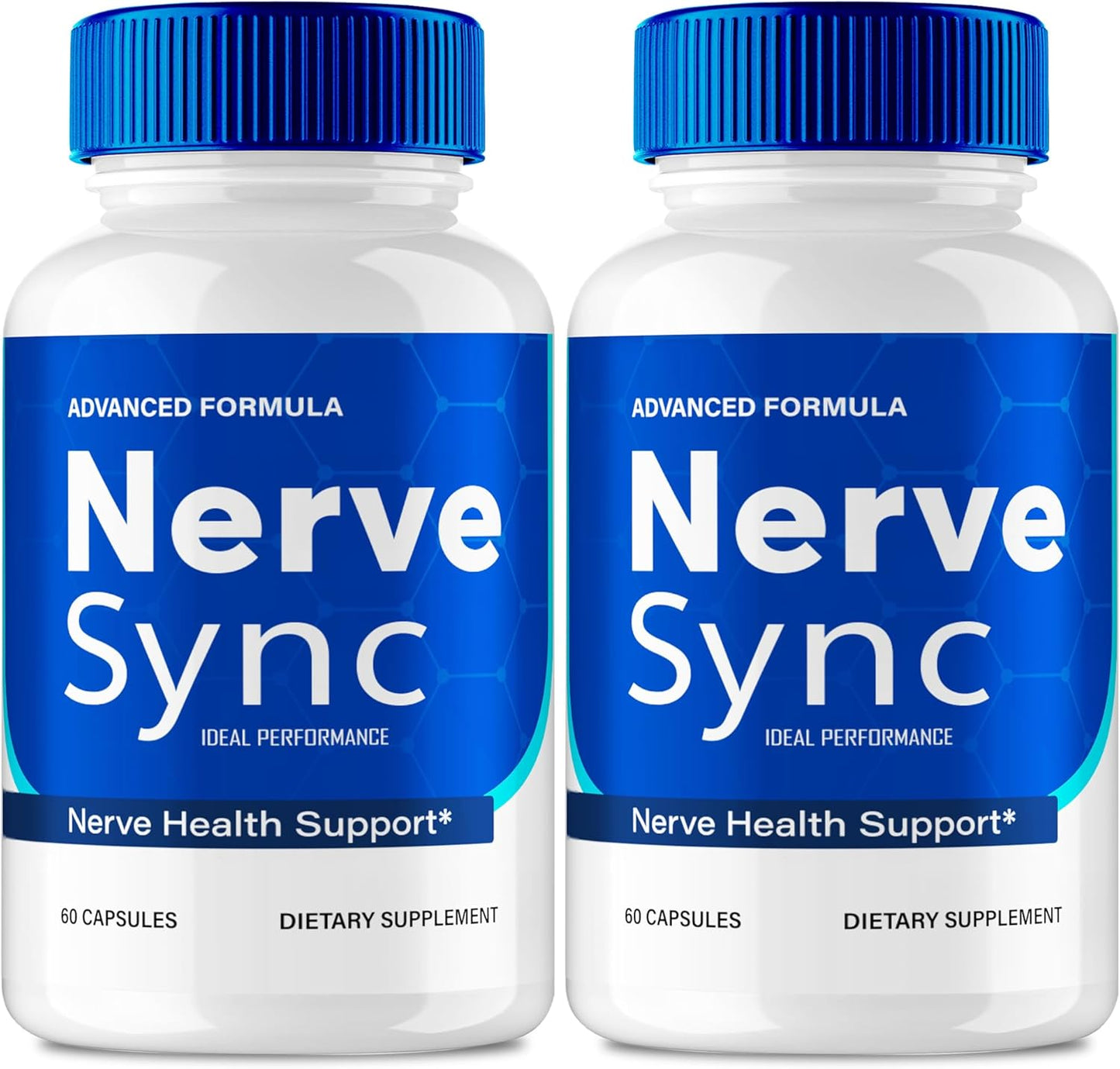 Nerve Sync Capsules, Official Nerve Sync Advanced Nerve Health Supplement Pills - Maximum Strength, All Natural Healthy Circulation & Stable Levels, NerveSync Support Reviews (2 Pack)
