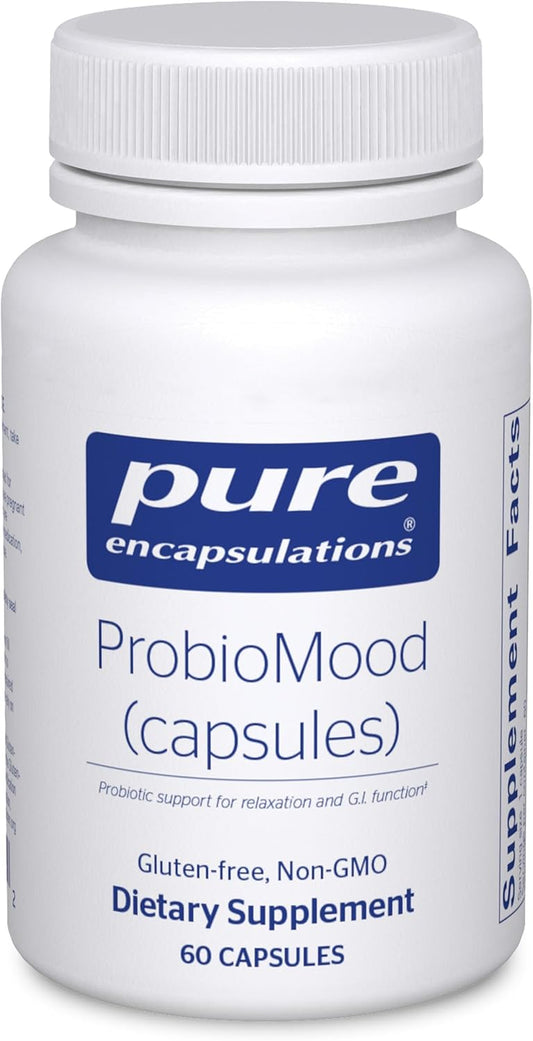 Pure Encapsulations ProbioMood | Shelf Stable Probiotic Combination Designed to Support Relaxation and G.I. Function* | 60 Capsules
