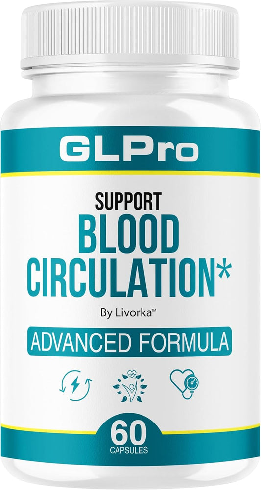 GLPro – GL Pro Capsules Support Formula, GLPro Blood Support Balance Formula Premium Natural Pills - Maximum Strength, Multivitamin for Overall Health & Wellness, 60 Capsules for 1 Month