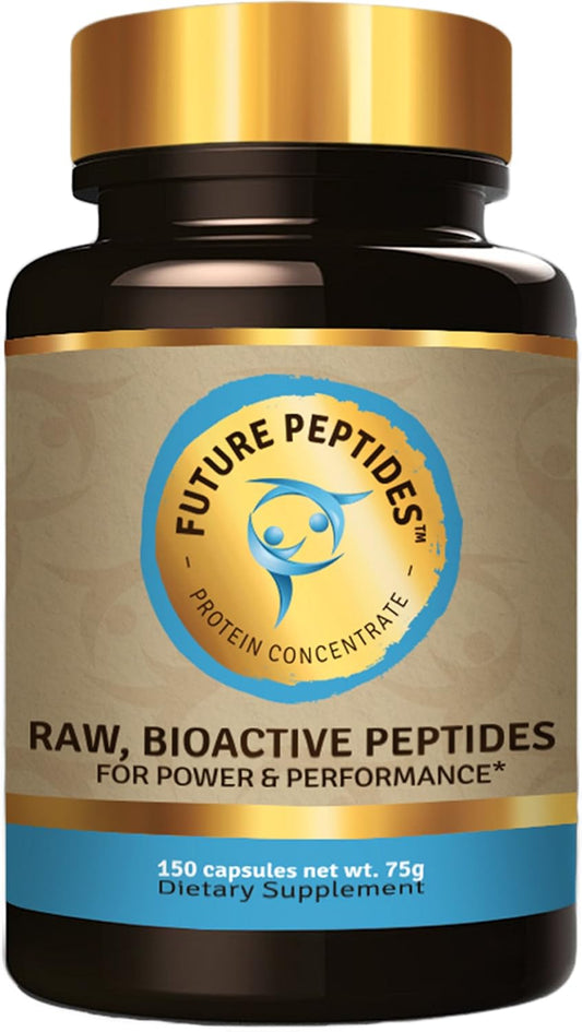 Future Peptides™ Pure Protein: Best Protein Capsules, Amino Acids Raw Food for Pre Workout and Post Workout Supplements. Takes The Place of Whey Protein Powder. Perfect for Crossfit Training.