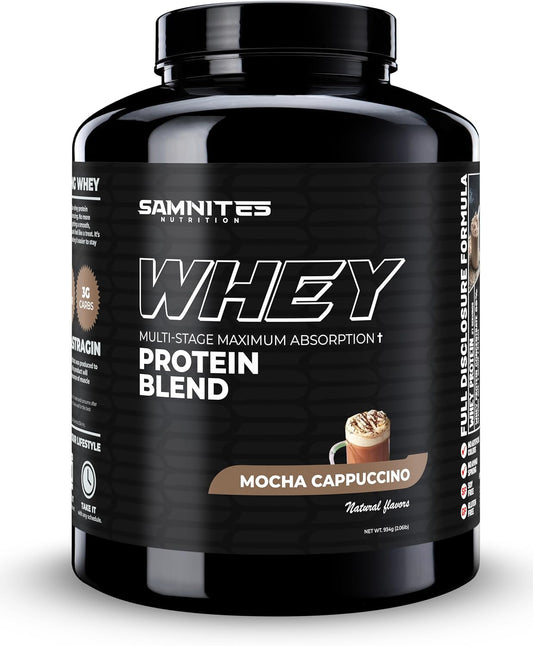 Whey Protein Blend, Mocha Cappuccino Whey: Full-Disclosure, Ultra-Delicious, Premium Protein