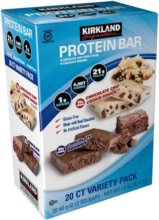 Kirkland Signature Protein bar energy variety pack vMvbtn, 2Pack (40 Count)