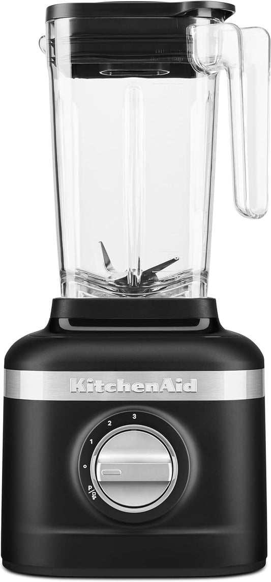 KitchenAid K150 3 Speed Ice Crushing Blender with 2 Personal Blender Jars - KSB1332Y,Black Matte, 48 oz