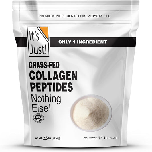 It's Just! - Collagen Peptides, Protein Powder, 40 Ounce, GrassFed Collagen (Bovine)