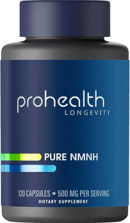 Pure NMNH (Dihydronicotinamide Mononucleotide) 500 mg 120 Capsules | NAD+ Optimizer | 3rd Party Triple Lab Tested