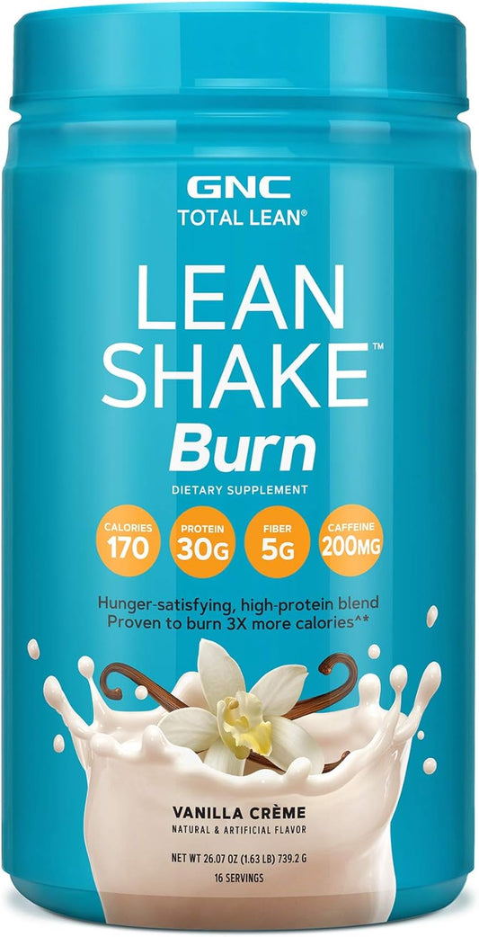 GNC Total Lean Lean Shake Burn - Vanilla Crème (16 Servings)