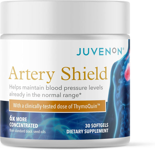 Juvenon Artery Shield - Supplement with Black Seed Oil