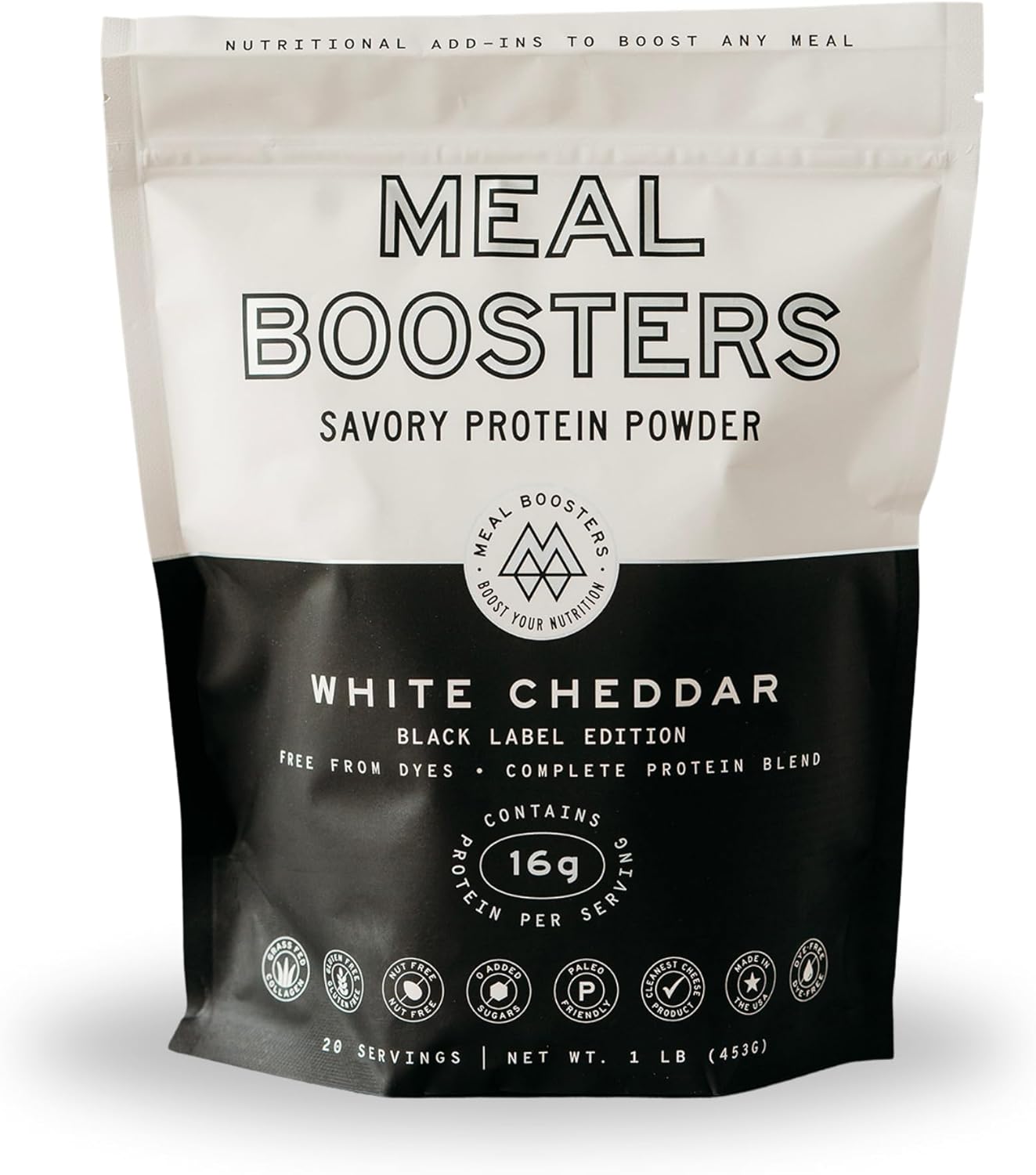 Savory White Cheddar Protein Powder – 16g High Protein Meal Enhancer for Cooking – Keto Friendly, Gut & Joint Support – Collagen Peptides