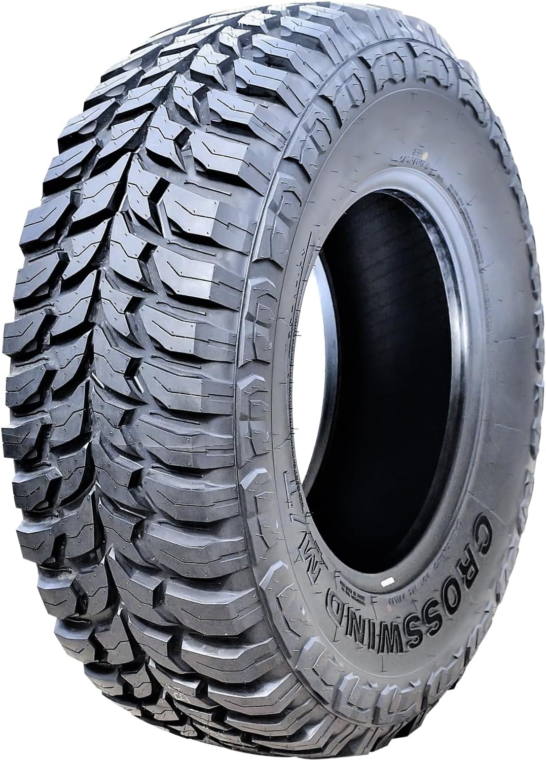 Crosswind M/T Mud Off-Road Light Truck Radial Tire-LT225/75R16 225/75/16 225/75-16 110/107Q Load Range D LRD 8-Ply BSW Black Side Wall
