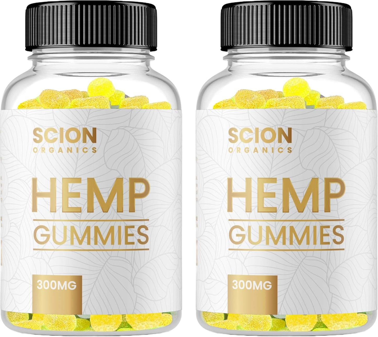 Hemp Gummies - Improve Joint Health - Natural Raspberry Flavor-Chewable Vitamins for Adults-30 Gummies-2 Pack