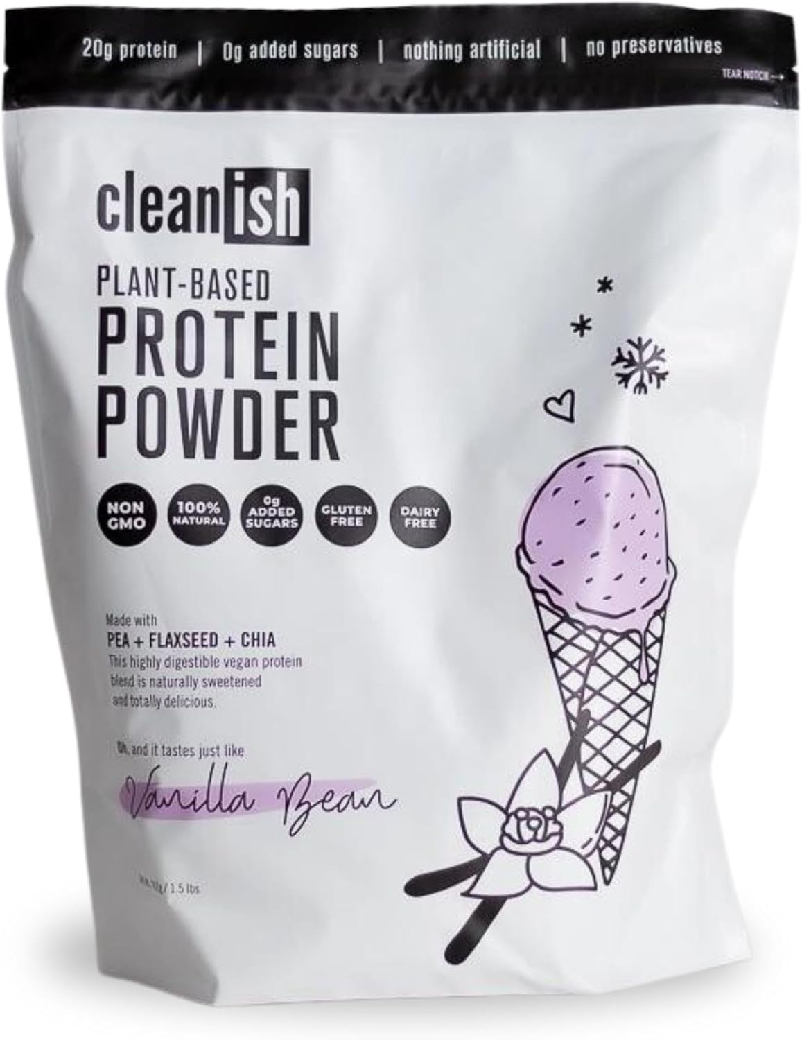 cleanish Plant Based Protein (Vanilla Bean)