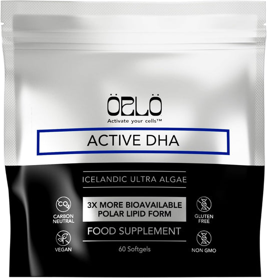 Orlo DHA \u2013 Vegan DHA Supplement (EPA & DHA) \u2013 Omega 3 Fish Oil & Krill Alternative \u2013 Plant-Based Omega-3 Algae Oil \u2013 Brain & Heart Support (60 Mini Burpless Softgels)