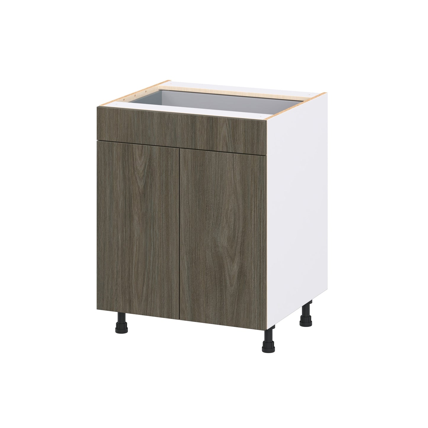 Hugo&Borg Savane 27-in W x 34.5-in H x 24-in D Textmel Base Fully assembled Cabinet Flat Panel