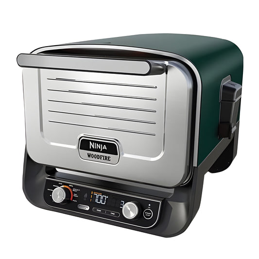 Ninja  Woodfire 8-in-1 Outdoor Smoker Pizza Oven with 5 Pizza Settings Green