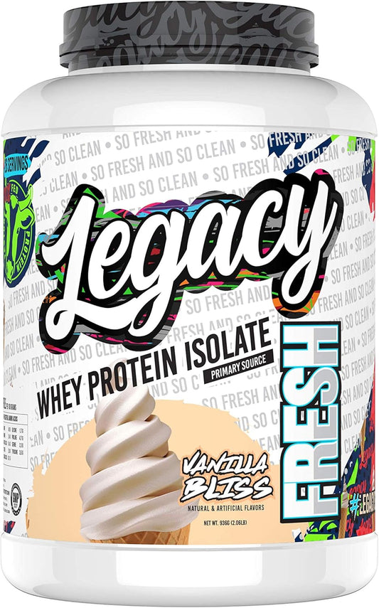 Fresh Whey Protein Vanilla Bliss 2lb | 26g Pasture Fed Premium Whey Protein | High Protein + Amino Acids | Muscle Building…