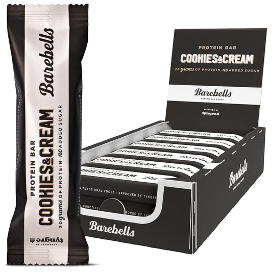 Barebells Protein Bar 55g x 12 bars (Cookies & Cream)