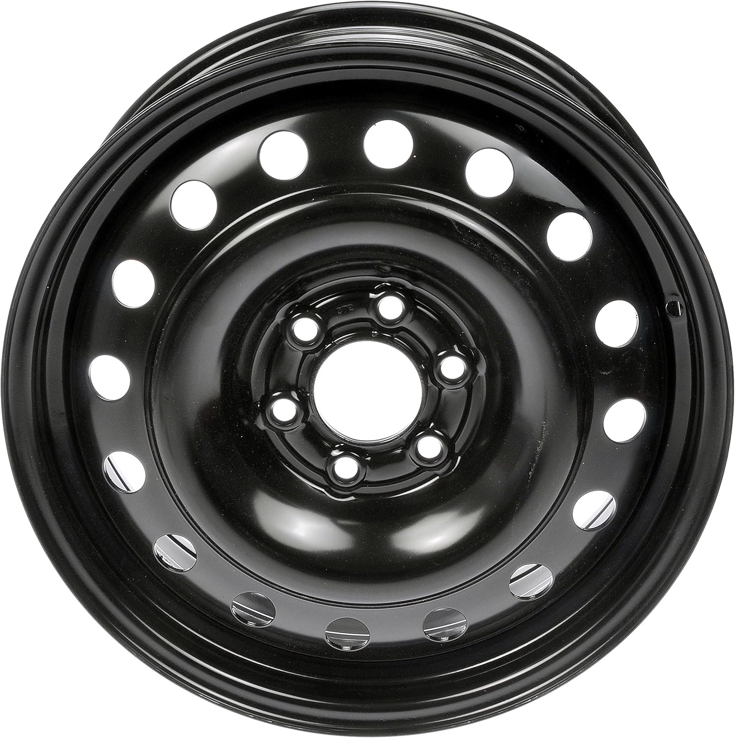 Dorman 939-185 17 x 6.5 In. Steel Wheel Compatible with Select Models, Black