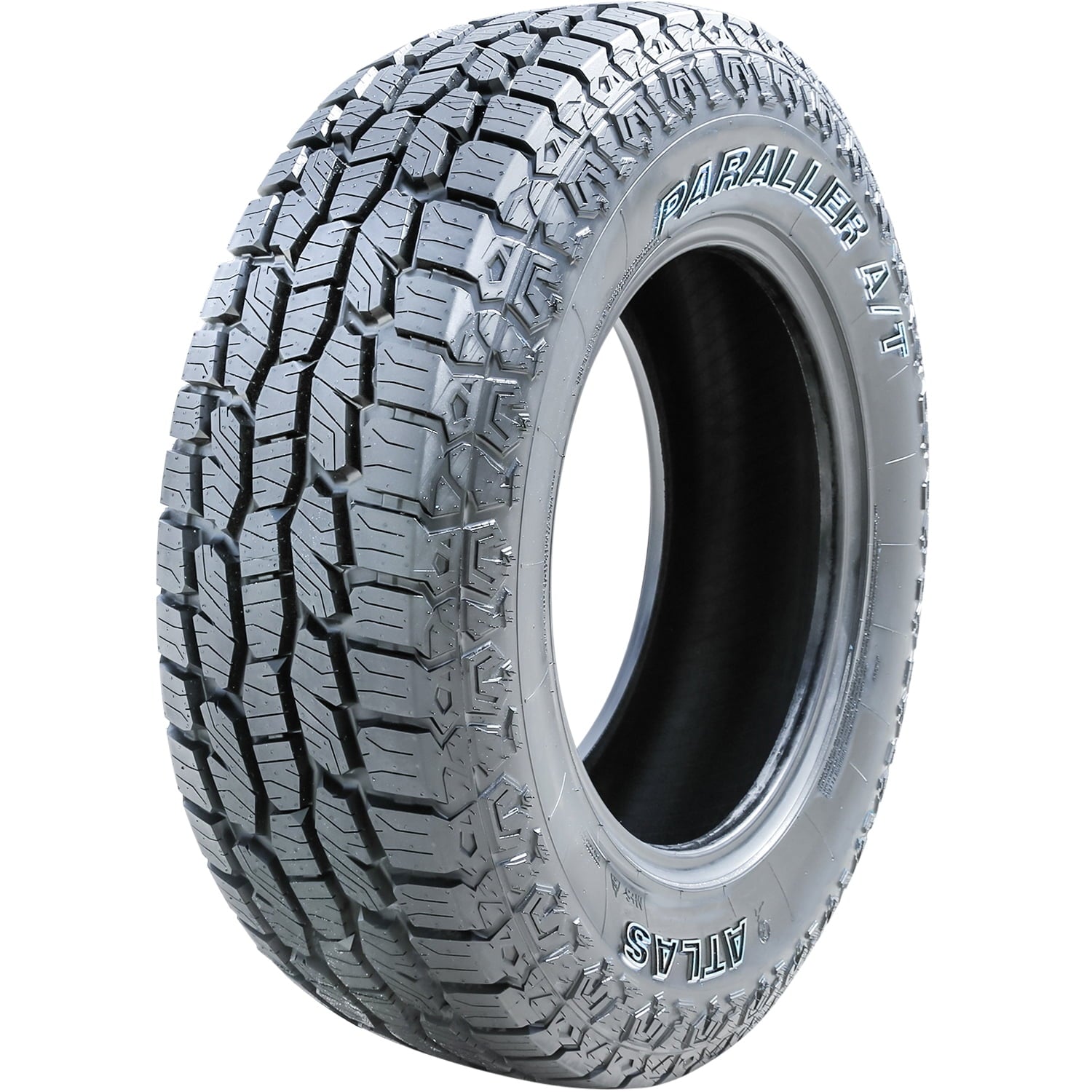 Atlas Paraller A/T 275/65R18 116T AT All Terrain Tire Fits: 2015-23 Ford F-150 Lariat, 2019-23 Chevrolet Silverado 1500 LT Trail Boss