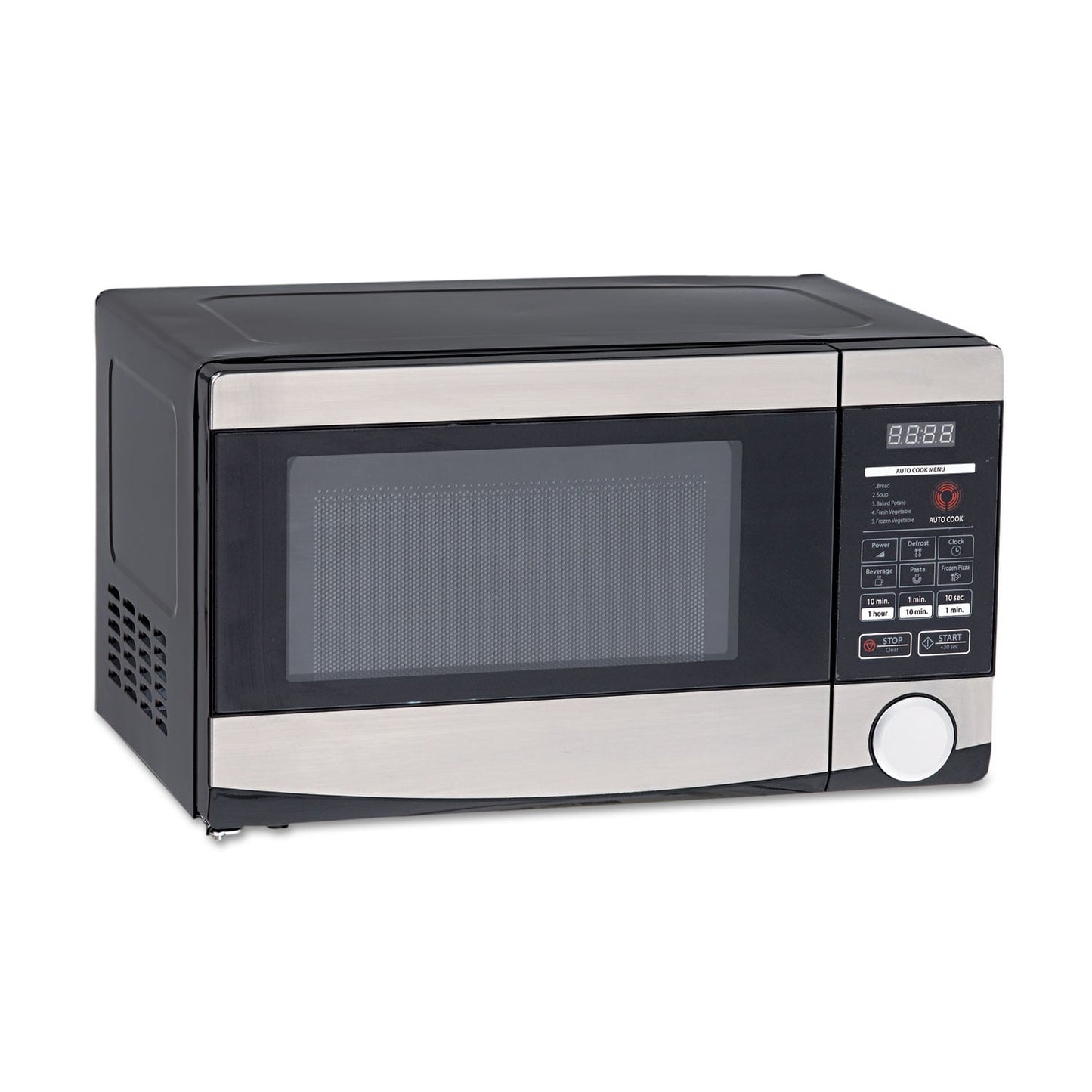 Avanti 0.7 Cu.ft Capacity Microwave Oven, 700 Watts, Stainless Steel And Black