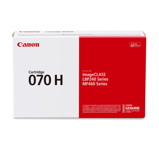 Canon 070 Black, High Capacity Black Toner Cartridge Compatible with MF465dw, MF462dw, LBP247dw, LBP246dw Laser Printers.