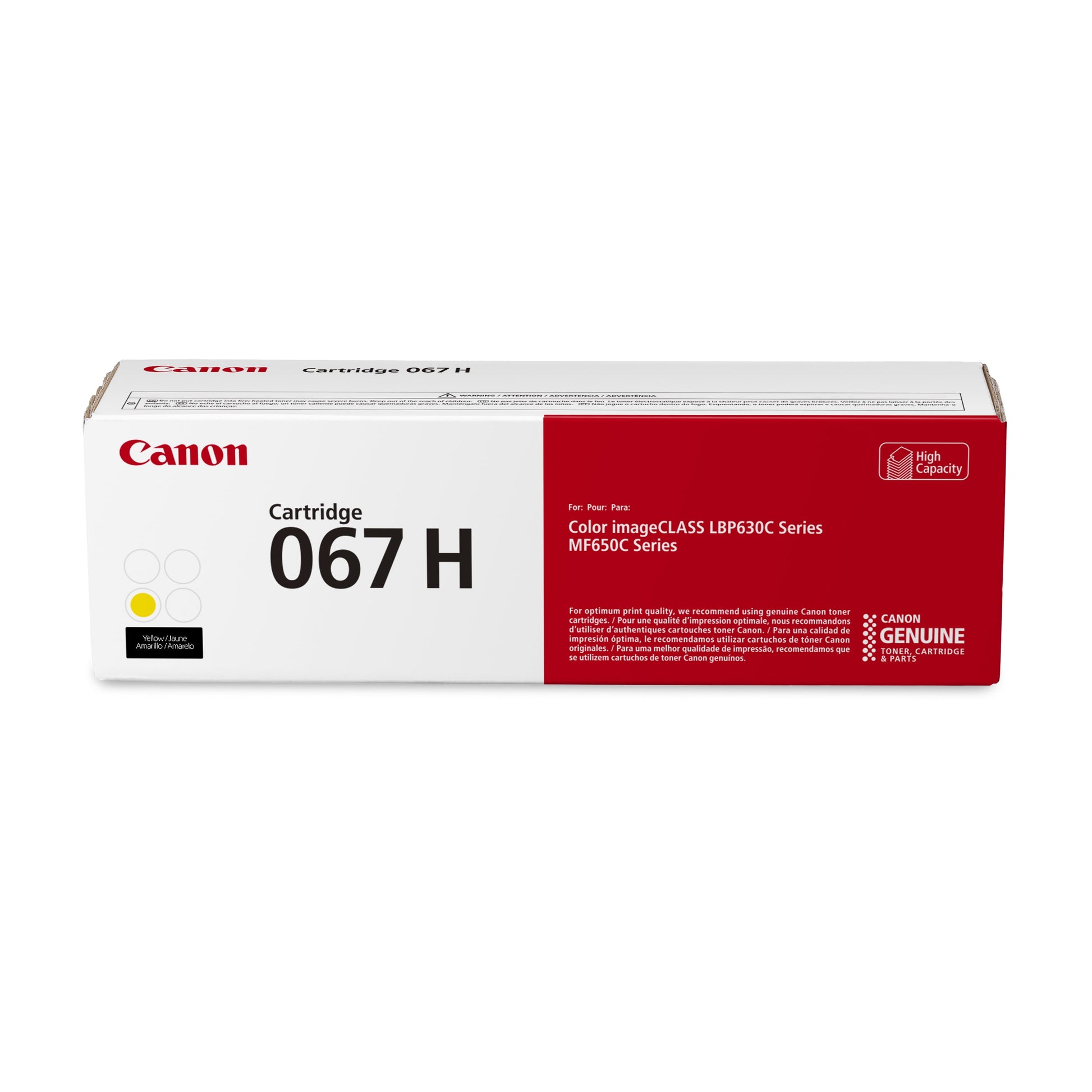 Canon Toner Cartridge 067 H Yellow