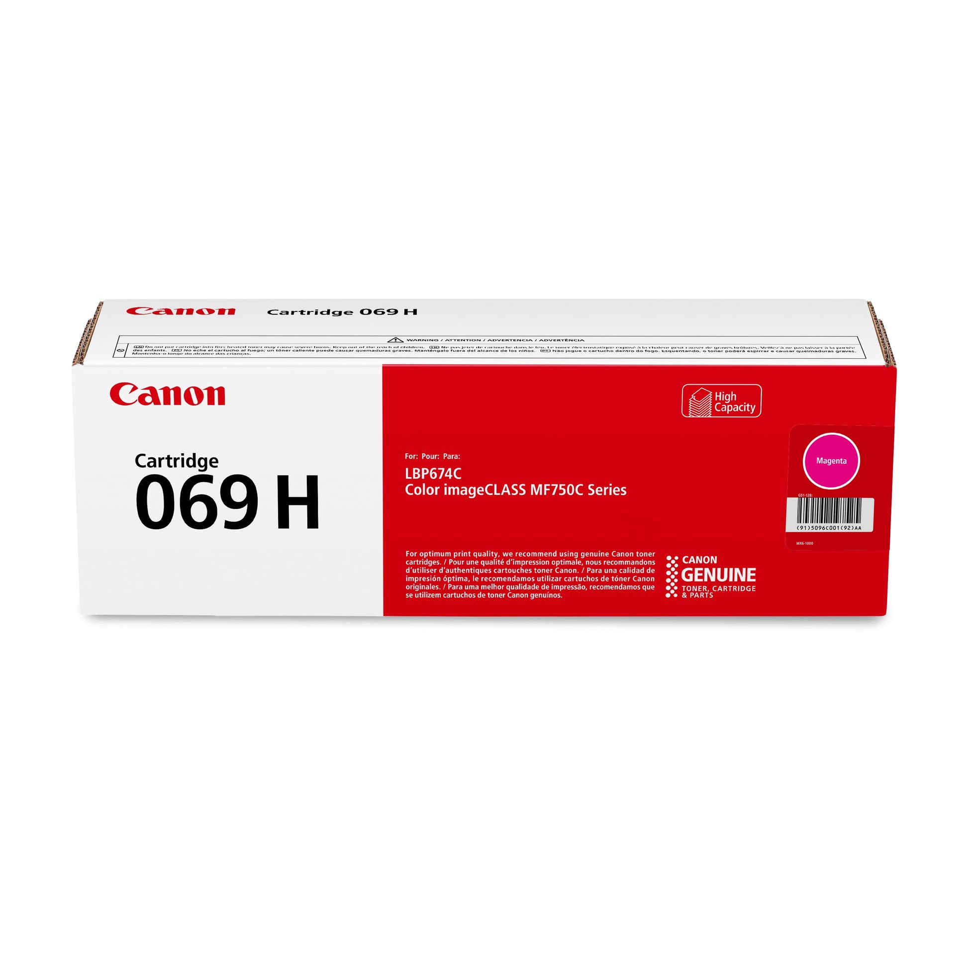 Canon Toner Cartridge 069 H Magenta
