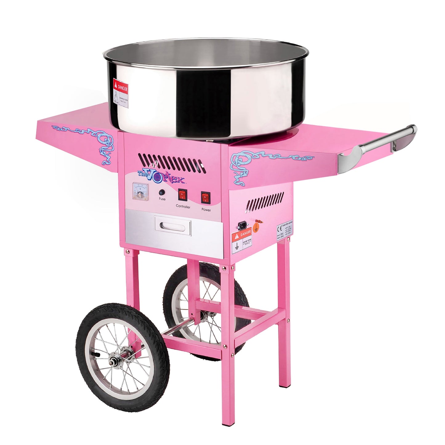 Commercial Cotton Candy Machine Floss Maker with Cart by Great Northern Popcorn