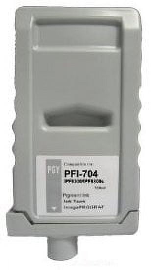 Compatible cartridge for Canon PFI-704PGY - photo grey