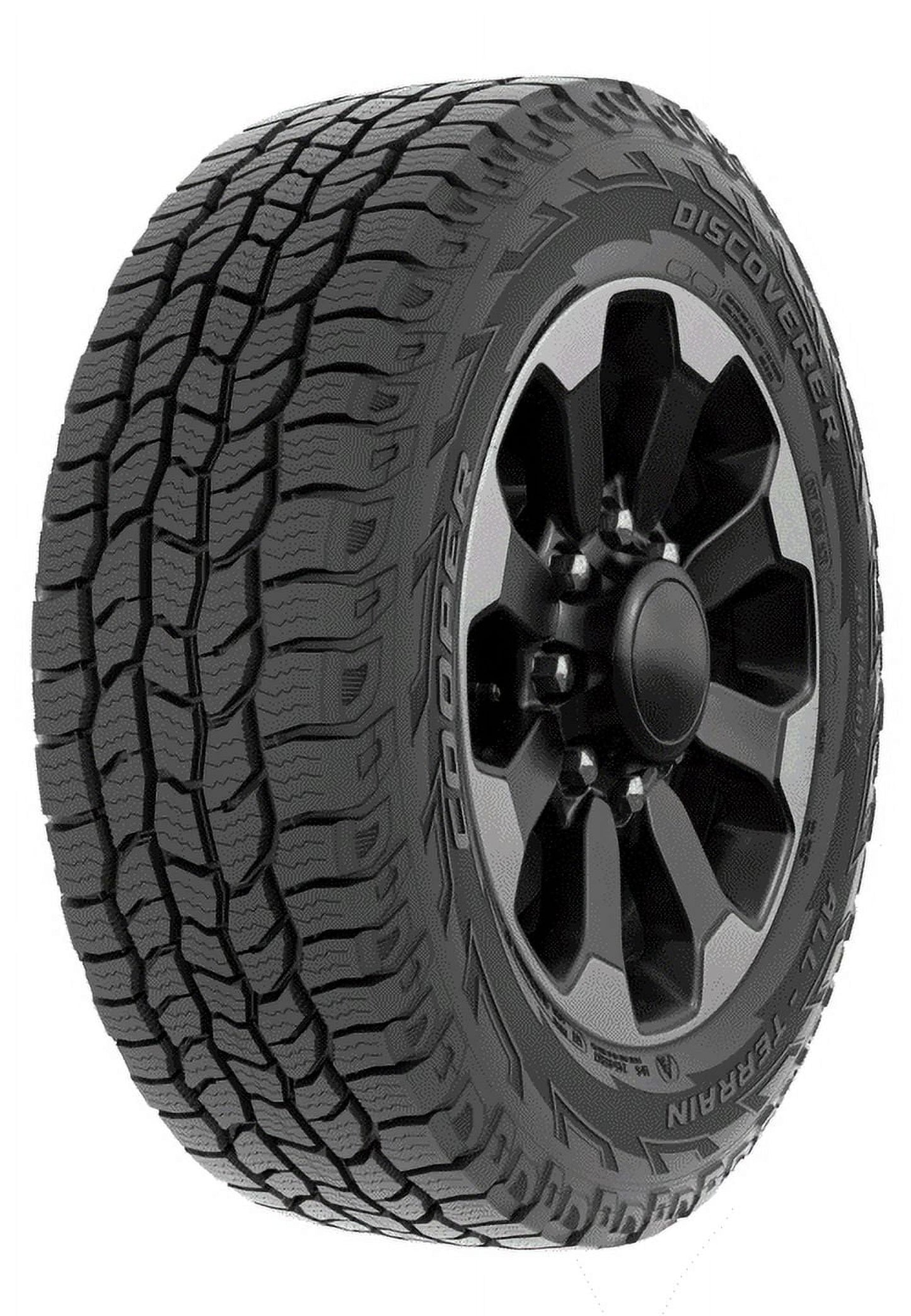 Cooper Discoverer All-Terrain 245/75R16 111T Light Truck & SUV Tire Fits: 2015 Toyota Tacoma TRD Pro, 1996-2002 Chevrolet Tahoe LT