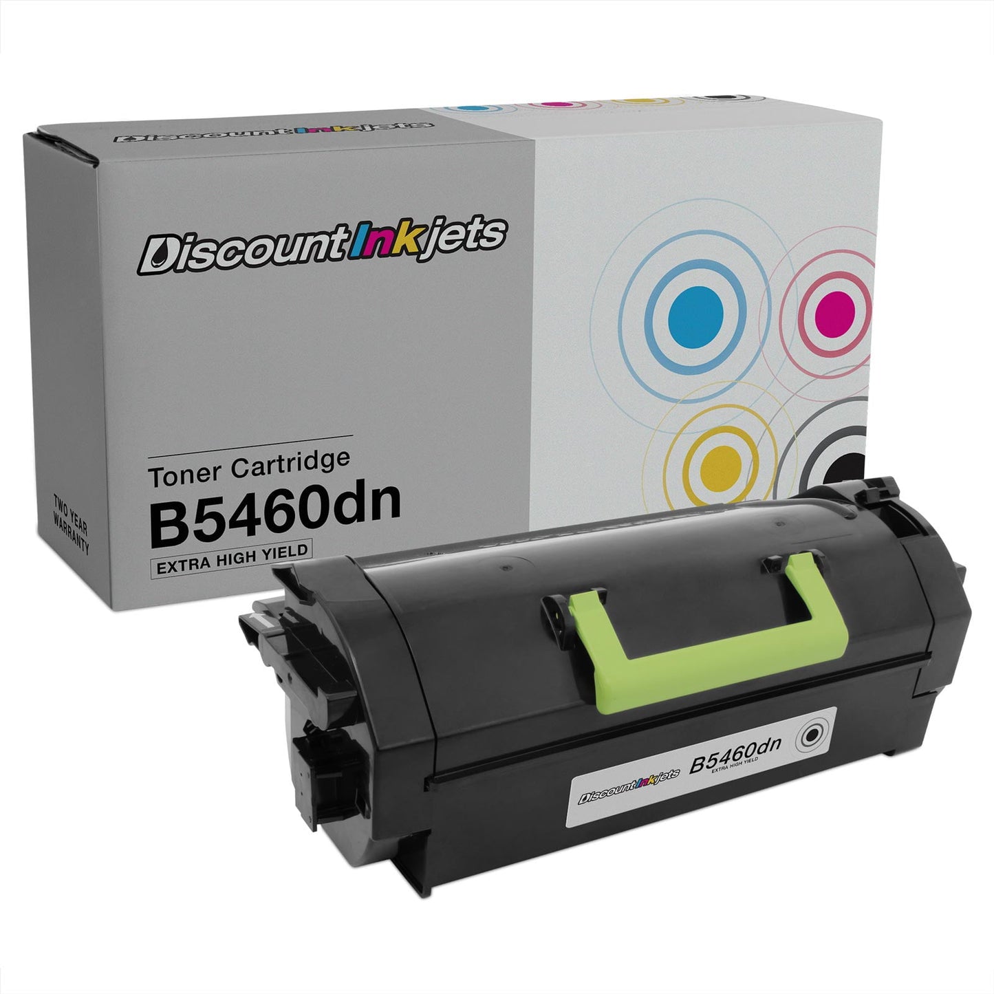 DI Toner Cartridge Replacement for Dell B5460dn 332-0131 Extra HY (Black) Compatible with Dell Laser B3460dn